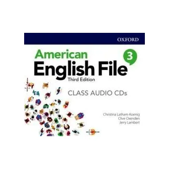Anglický jazyk American English File Third Edition Level 3: Class Audio CDs