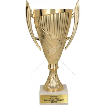 STYLOVÝ zlatý pohár SUPER NÍZKÁ CENA 31 cm + GRAVÍROVÁNÍ DÁREK
