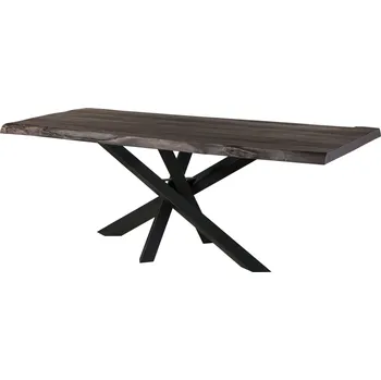 Jídelní stůl Jídelní stůl mango 200x100x79 šedý lak/nohy Mikado antracit matný METALL 5