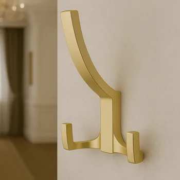 Věšák Interex design Věšák RODEO XL / Zlatý matný