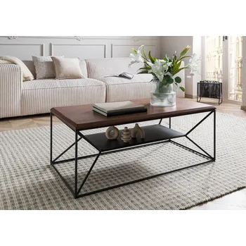 Konferenční stolek Konferenční stolek mango 110x55x43 hnědý olejovaný LOUNGE COLLECTION