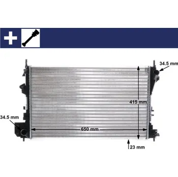 Chladič motoru Chladič, chlazení motoru MAHLE CR 40 000S