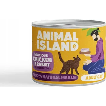 Krmivo pro kočku Mokré krmivo pro kočky Animal Island bez obilovin mix chutí 250 g
