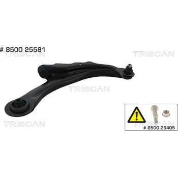 Zavěšení kol Řídicí páka, zavěšení kol Triscan A/S 8500 25581