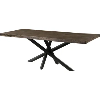 Jídelní stůl Jídelní stůl mango 180x90x76 šedý lak/nohy Mikado antracit matný METALL 5