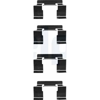 Přislušenství brzdového systému Sada příslušenství, obložení kotoučové brzdy DELPHI LX0337