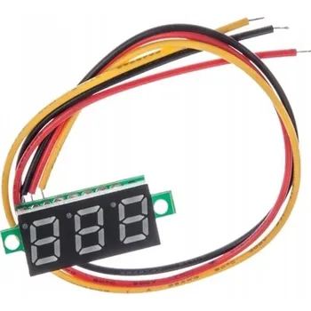 Bezpečnostní kamera Digitální voltmetr ELEKTRONIKA PLUS LED voltmetr 0-100V 0.28" MODRÝ