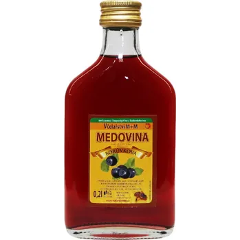 Medovina Včelařství M+M medovina dezertní borůvková 0,2 l