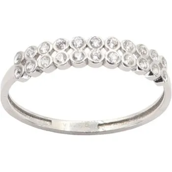 Prsten Zlatý prsten se zirkony