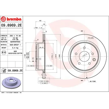 Brzdový kotouč Souprava brzd, kotoučová brzda BREMBO KT 08 020