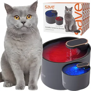 Miska pro psa Napáječka s fontánou Save, plastová, 3000 ml