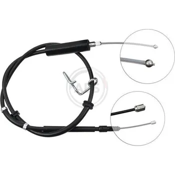 Lanko parkovací brzdy Tažné lanko, parkovací brzda A.B.S. K17207