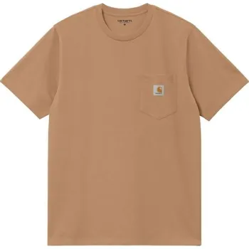 Pánské tričko TRIKO CARHARTT WIP Pocket S/S - béžová - XL + při osobním odběru 903 Kč