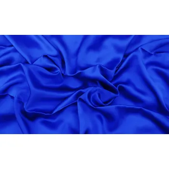 Povlak na dekorativní polštářek Hedvábný povlak ze 100% morušového hedvábí, rozměr 20x20, barva modrá kobalt