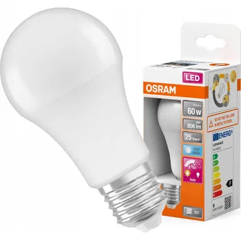 Žárovka LED žárovka A60 E27 8,8W (ekvivalent 60W) 806lm 4000K Neutrální bílá OSRAM