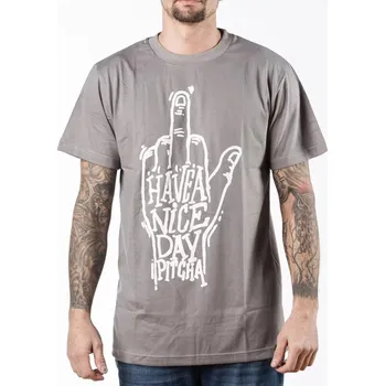 Pánské tričko PITCHA triko NICE DAY 2 grey - 2XL