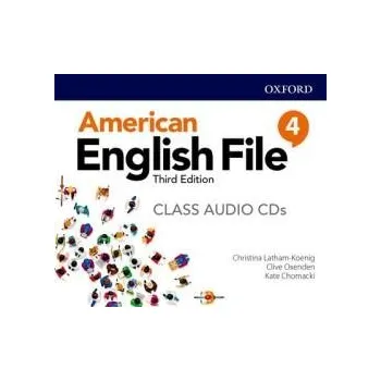 Anglický jazyk American English File Third Edition Level 4: Class Audio CDs