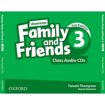 Anglický jazyk Family and Friends American English Edition Second Edition 3 Class Audio CDs /3/
