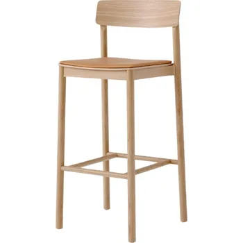 Barová židle Barová židle Betty TK17 75 cm "Oak / Cognac Noble Leather" &Tradition