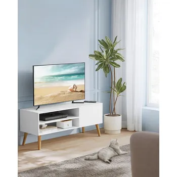 Televizní stolek Nízký TV stolek 40 x 120 x 49 cm | bílý
