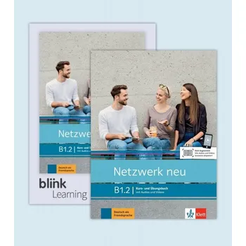 Německý jazyk Netzwerk neu B1.2 - Kurs./Übungsbuch Teil 2 + BlinkLearning Blended Bundle (14 Monate)