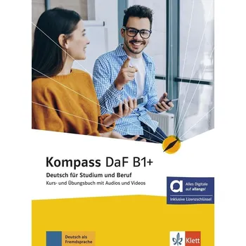 Kompass DaF 1 (B1+) - Hybride Ausgabe - Kurs./Übungsbuch + MP3/Video allango.net + Lizenz (24 Monate)