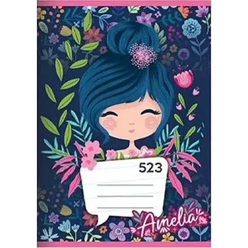 Školní sešit A5 523 Amelia linkovaný