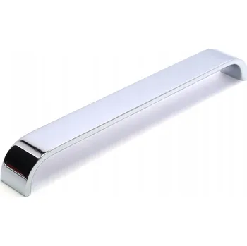 Nábytkové kování Nábytková úchytka klasická stříbrná chromová 16,7 x 2,8 x 2,7 cm