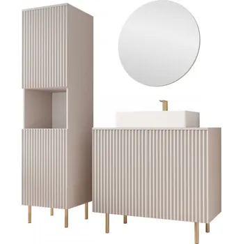 Koupelnový nábytek Koupelnový nábytek Nawil III, Barva: Kašmír, Sifon k umyvadlu: ne, Umyvadlo: ano MIRJAN 5903211428432