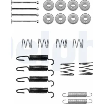 Brzdová čelist Sada příslušenství, parkovací brzdové čelisti DELPHI LY1312