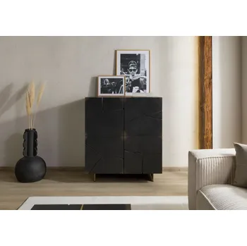 Jídelní stůl Barový stůl z dubu 100x68x115 tmavě hnědý lak BEAMS