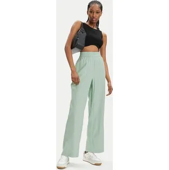 Dámské oblečení Vero Moda Kalhoty z materiálu Carmen 10278926 Zelená Wide Leg S_32
