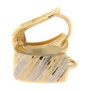 Náušnice Zlaté náušnice z kombinovaného zlata