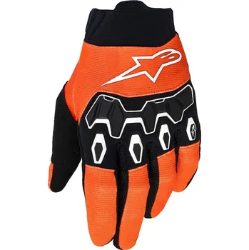 Moto rukavice Dětské motokrosové rukavice Alpinestars Full Bore V2 Youth/Kids oranžovo-bílo-černo-modré S