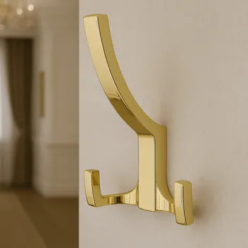 Věšák Interex design Věšák RODEO XL / Zlatá lesklá