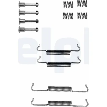 Brzdová čelist Sada příslušenství, parkovací brzdové čelisti DELPHI LY1273