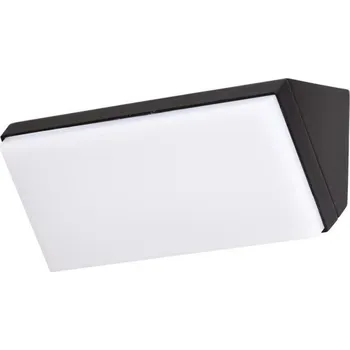 Venkovní osvětlení NOVA LUCE venkovní nástěnné svítidlo KEEN černý hliník akrylový difuzor LED 12W 3000K 220-240V 108st. IP65 9270027