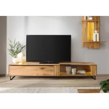 Televizní stolek TV stolek divoký dub 200x43x42 přírodní olejovaná WIEN