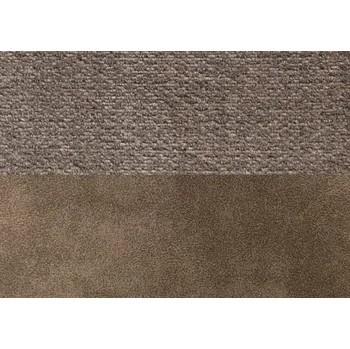 Křeslo Vzor 10x10 polyester hnědý/šedohnědý pro otočné křeslo HENRI