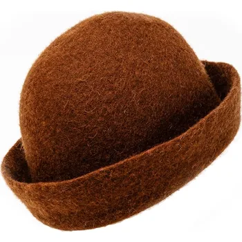 Lahtiset Klobouk do sauny z ovčí vlny Lahtiset, hnědý