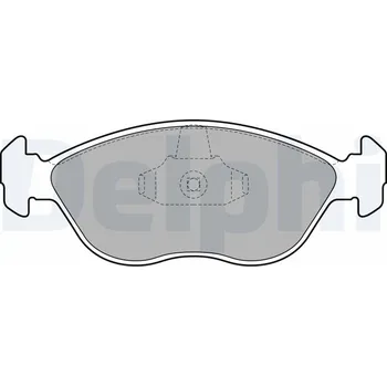 Brzdová destička Sada brzdových destiček, kotoučová brzda DELPHI LP1443