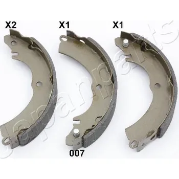 Brzdová čelist Sada brzdových čelistí JAPANPARTS GF-007AF