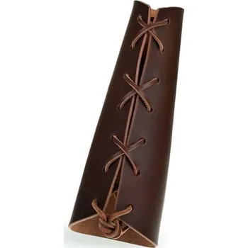 Karnevalový kostým imago Kožený nátepník dlouhý, barva černá