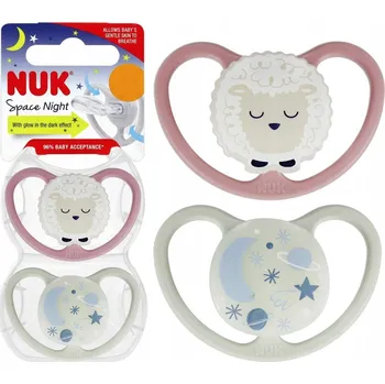 dudlíky Anatomický silikonový Dudlík NUK 6 měsíců +