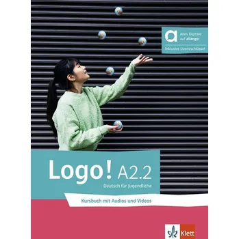 Německý jazyk Logo! A2.2 – Hybride Ausgabe – Kursbuch + MP3/Video allango.net + Lizenz (24 Monate)