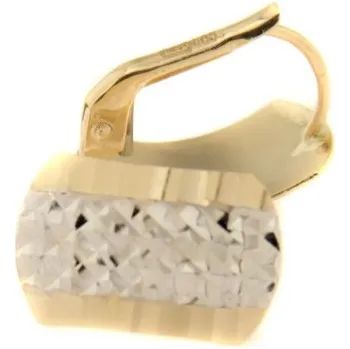 Náušnice Zlaté náušnice z kombinovaného zlata