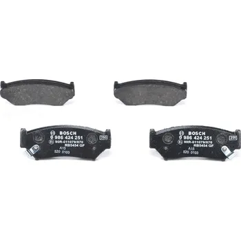 Brzdová destička Sada brzdových destiček, kotoučová brzda BOSCH 0 986 424 251