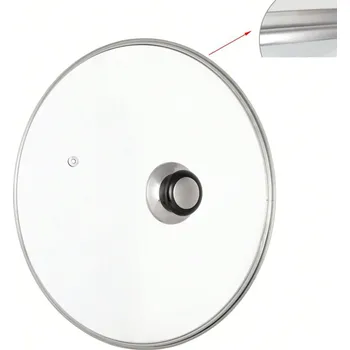 Skleněná poklice na hrnce, pánve, univerzální 20 cm