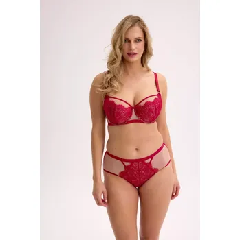 Podprsenka POLOMĚKKÁ PODPRSENKA AINA VÝROBEK 1273 ČERVENÁ Červená 70H