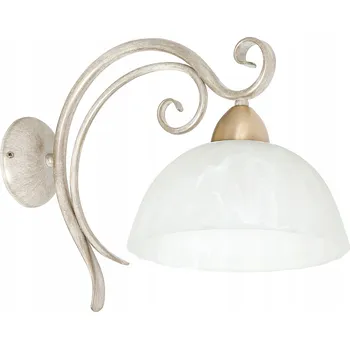 Nástěnné svítidlo Nástěnné svítidlo Luminex bílé, mosaz, odstíny šedé a stříbrná patice E27 60 W